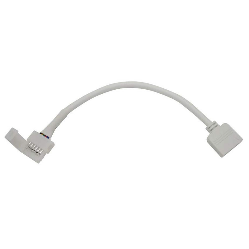12mm 6 pin Strip To Controller Solderless Easy LED Connector with 13cm Cable for RGB+CCT LED Strip 12mm 6 pin Strip To Controller Solderless Easy LED Connector with 13cm Cable for RGB+CCT LED Strip